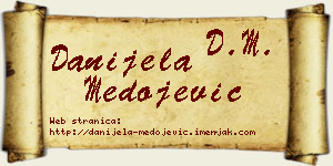 Danijela Medojević vizit kartica